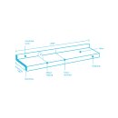 Aluminium Fensterbank anthrazit RAL 7016 110 500 Kunststoffgleitabschluss