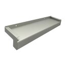 Aluminium Fensterbank silber EV1, Tiefe:  90 mm x...