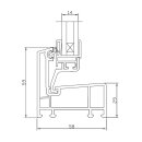 AKF Kunststoffkellerfenster Kipp 2000 weiß mit Isolierglas 14 mm, Ug 3.3 W/(m²K) Breite: 800 x Höhe: 600