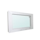 AKF Kunststoffkellerfenster Kipp 2000 weiß mit Isolierglas 14 mm, Ug 3.3 W/(m²K) Breite: 1000 x Höhe: 500